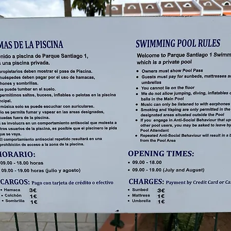 2 Bedrooms Playa Americas Parque Santiago I Heated Pool Apartment Playa de las Americas (Tenerife)